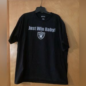 Raiders Just Win Baby T-shirt.